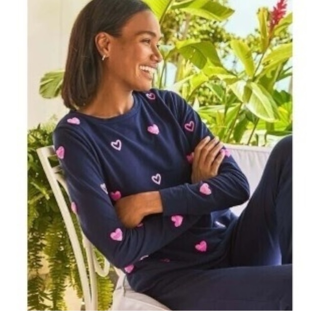Lilly Pulitzer Rami Sweatshirt Pullover Top - Picture 6 of 14